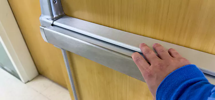 Installing a Push Bar on a Door Richmond